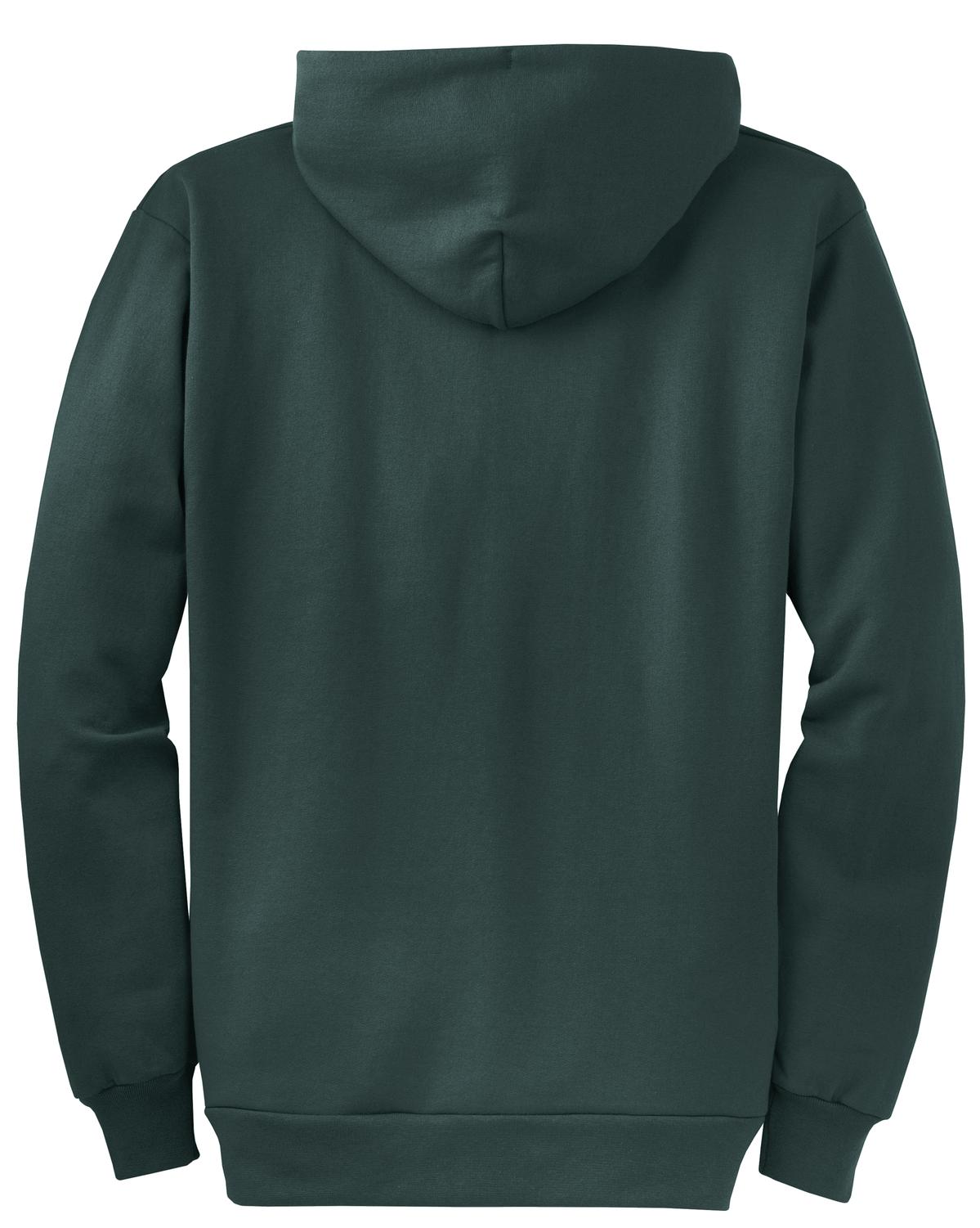 Port & Co Core Fleece Full-Zip Hooded Sweatshirt. PC78ZH (Choose Your Design)