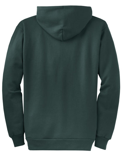 Port & Co Core Fleece Full-Zip Hooded Sweatshirt. PC78ZH (Choose Your Design)