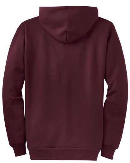 Port & Co Core Fleece Full-Zip Hooded Sweatshirt. PC78ZH (Choose Your Design)