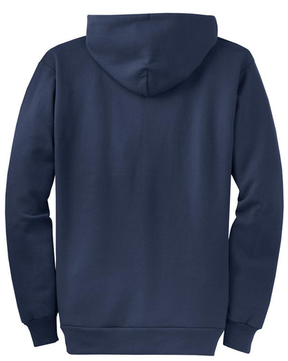 Port & Co Core Fleece Full-Zip Hooded Sweatshirt. PC78ZH (Choose Your Design)