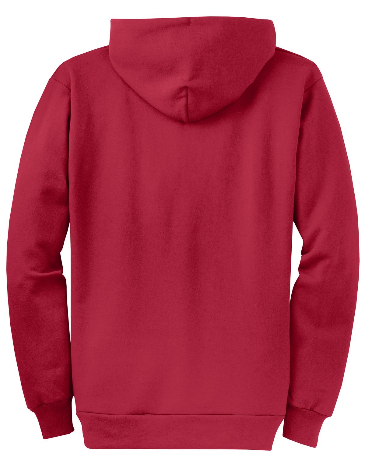 Port & Co Core Fleece Full-Zip Hooded Sweatshirt. PC78ZH (Choose Your Design)