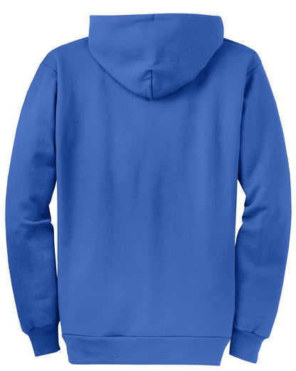 Port & Co Core Fleece Full-Zip Hooded Sweatshirt. PC78ZH (Choose Your Design)