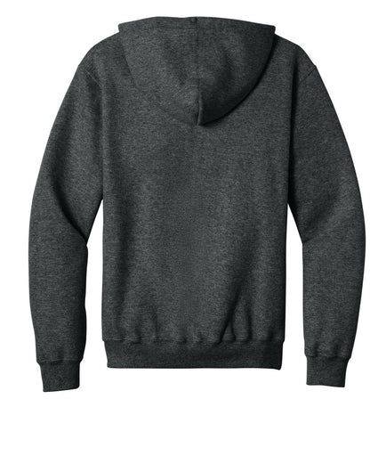 Port & Co Core Fleece Full-Zip Hooded Sweatshirt. PC78ZH (Choose Your Design)