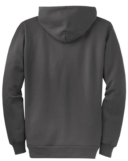 Port & Co Core Fleece Full-Zip Hooded Sweatshirt. PC78ZH (Choose Your Design)
