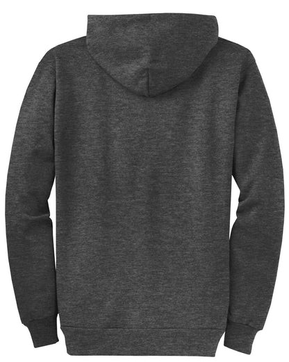 Port & Co Core Fleece Full-Zip Hooded Sweatshirt. PC78ZH (Choose Your Design)