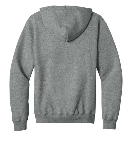 Port & Co Core Fleece Full-Zip Hooded Sweatshirt. PC78ZH (Choose Your Design)