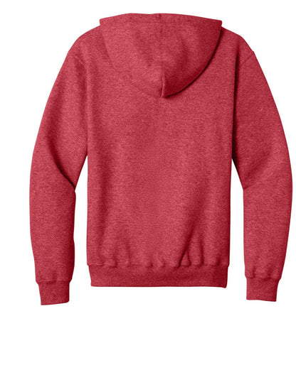 Port & Co Core Fleece Full-Zip Hooded Sweatshirt. PC78ZH (Choose Your Design)
