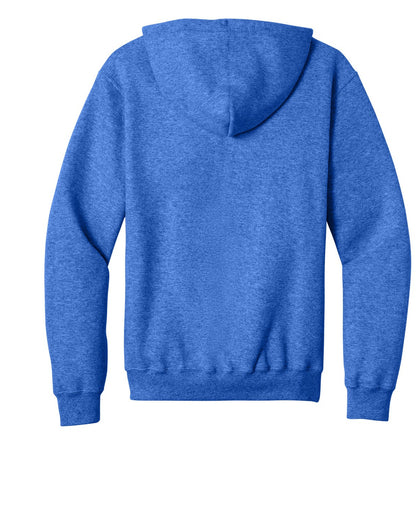 Port & Co Core Fleece Full-Zip Hooded Sweatshirt. PC78ZH (Choose Your Design)
