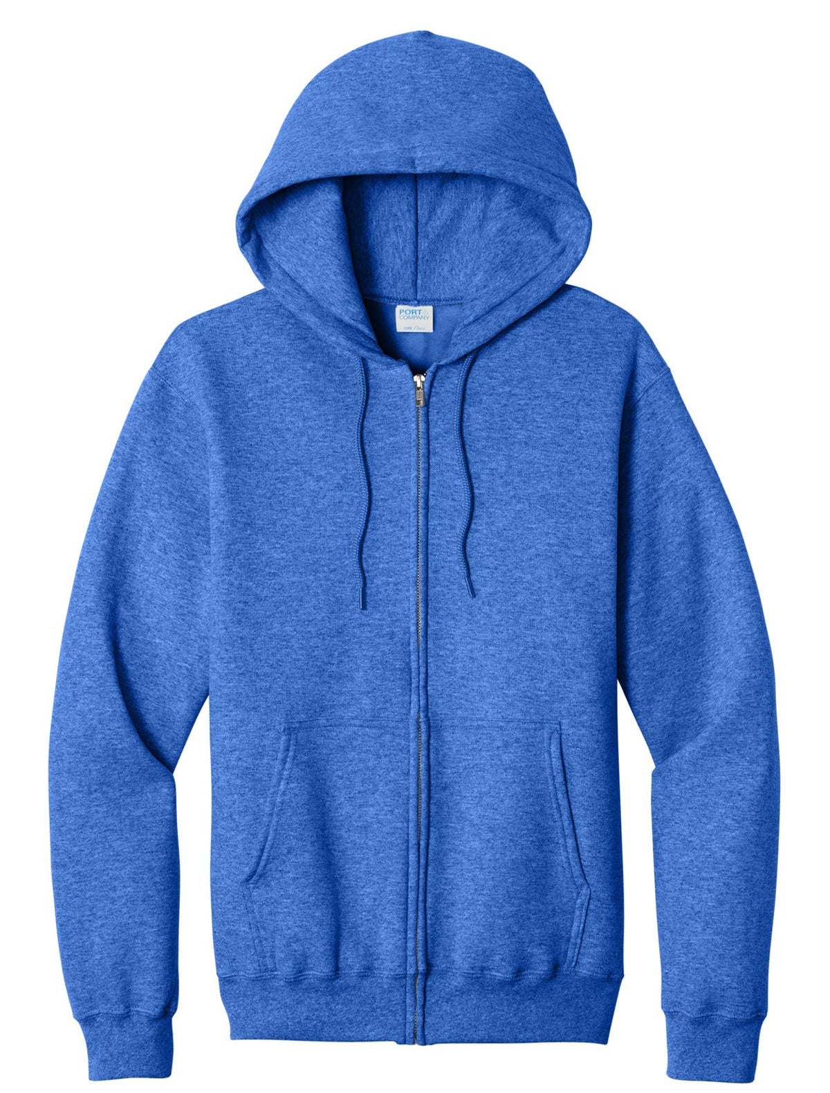 Zip Hoodie - Heather Royal