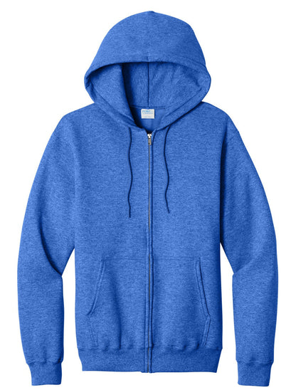 Zip Hoodie - Heather Royal