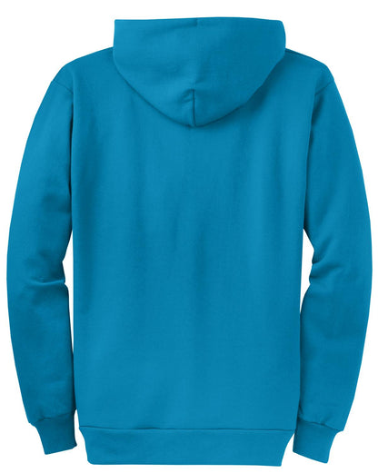 Port & Co Core Fleece Full-Zip Hooded Sweatshirt. PC78ZH (Choose Your Design)