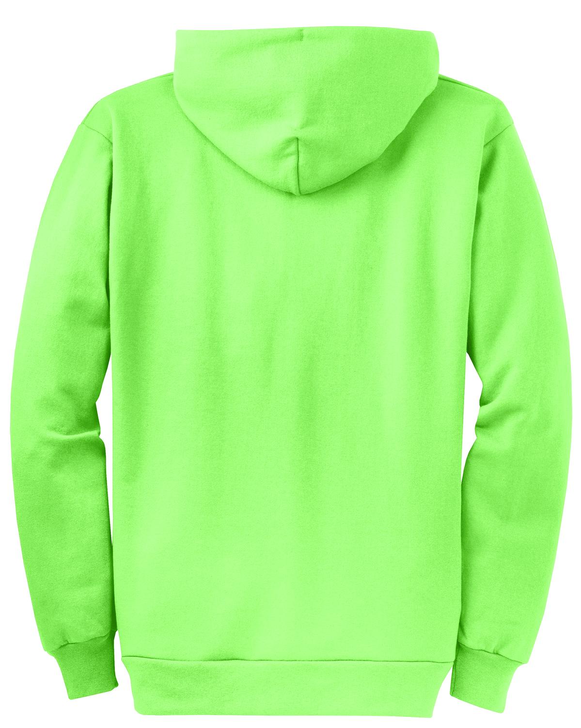 Port & Co Core Fleece Full-Zip Hooded Sweatshirt. PC78ZH (Choose Your Design)
