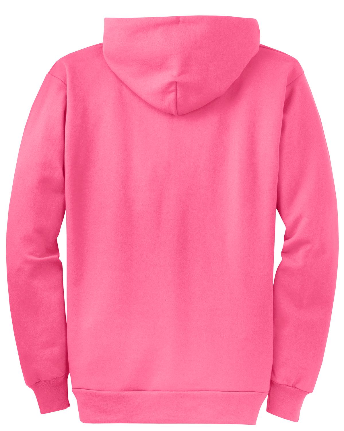Port & Co Core Fleece Full-Zip Hooded Sweatshirt. PC78ZH (Choose Your Design)
