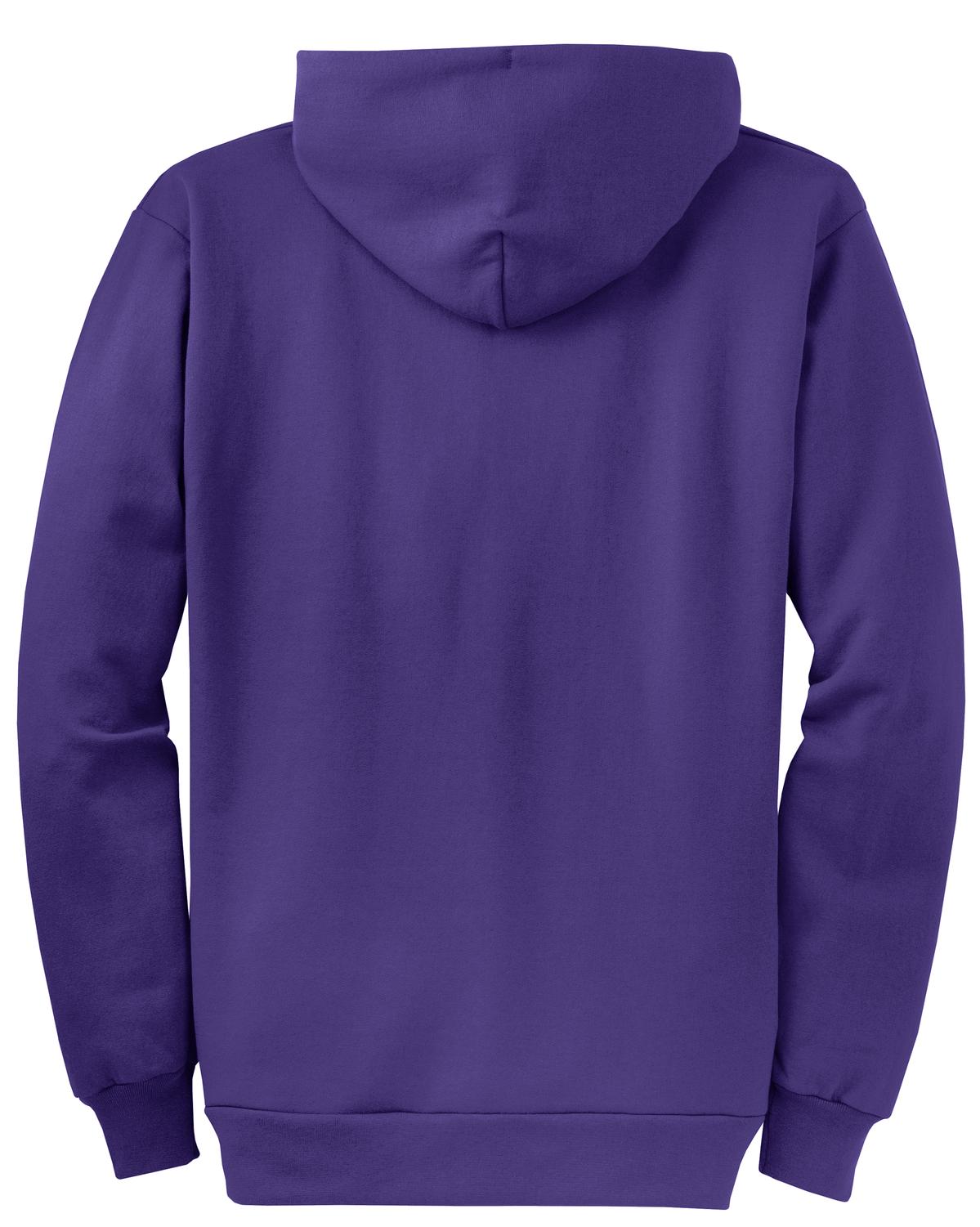 Port & Co Core Fleece Full-Zip Hooded Sweatshirt. PC78ZH (Choose Your Design)