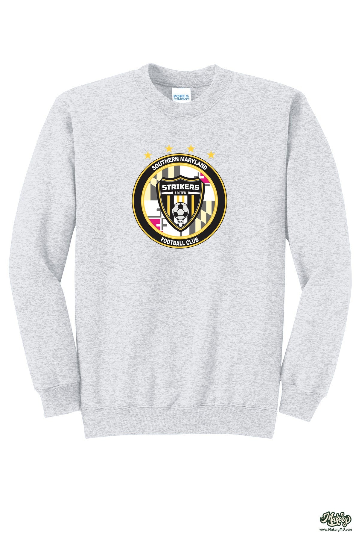 Crewneck Sweatshirt / Ash / front
