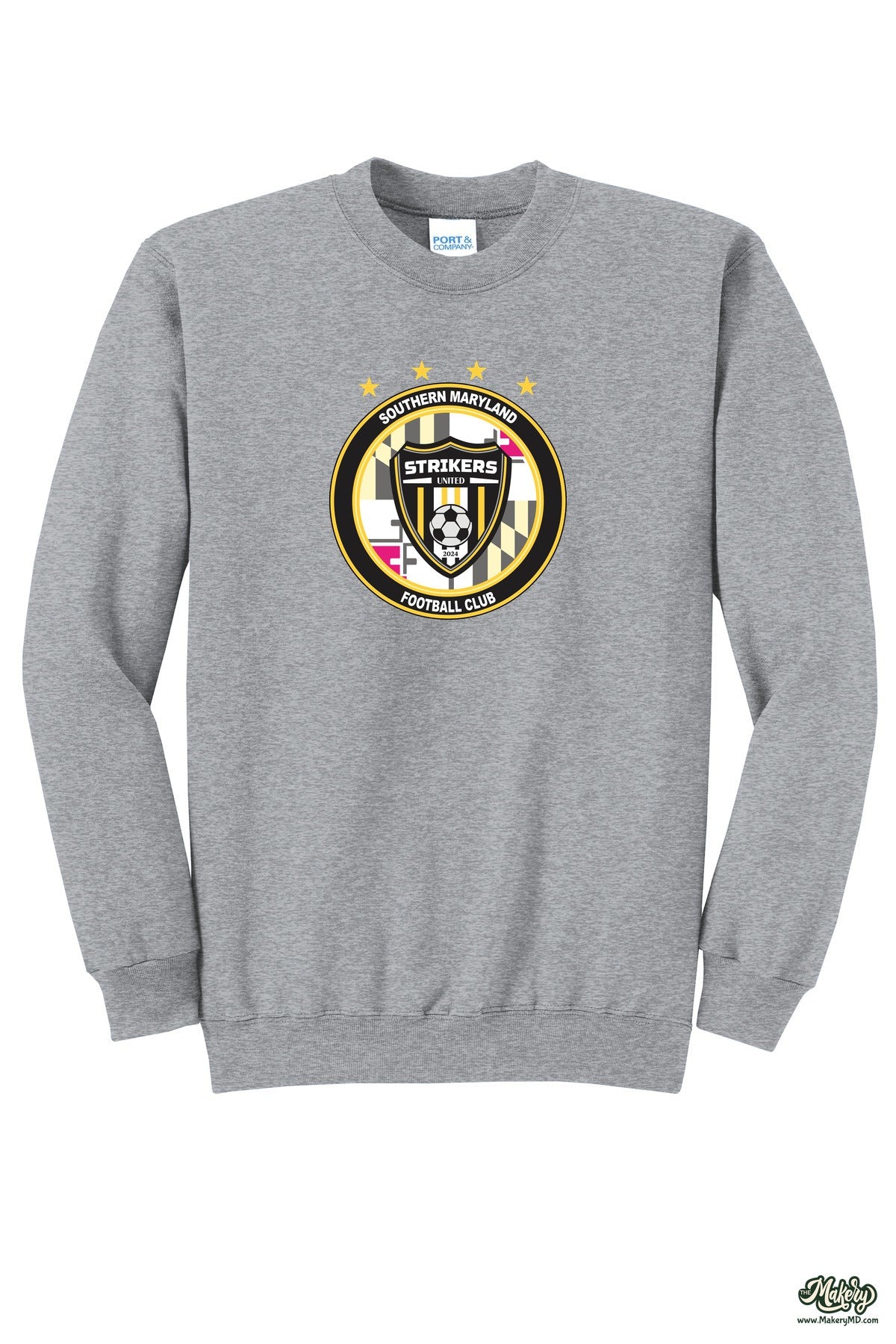 Crewneck Sweatshirt / Athletic Heather / front