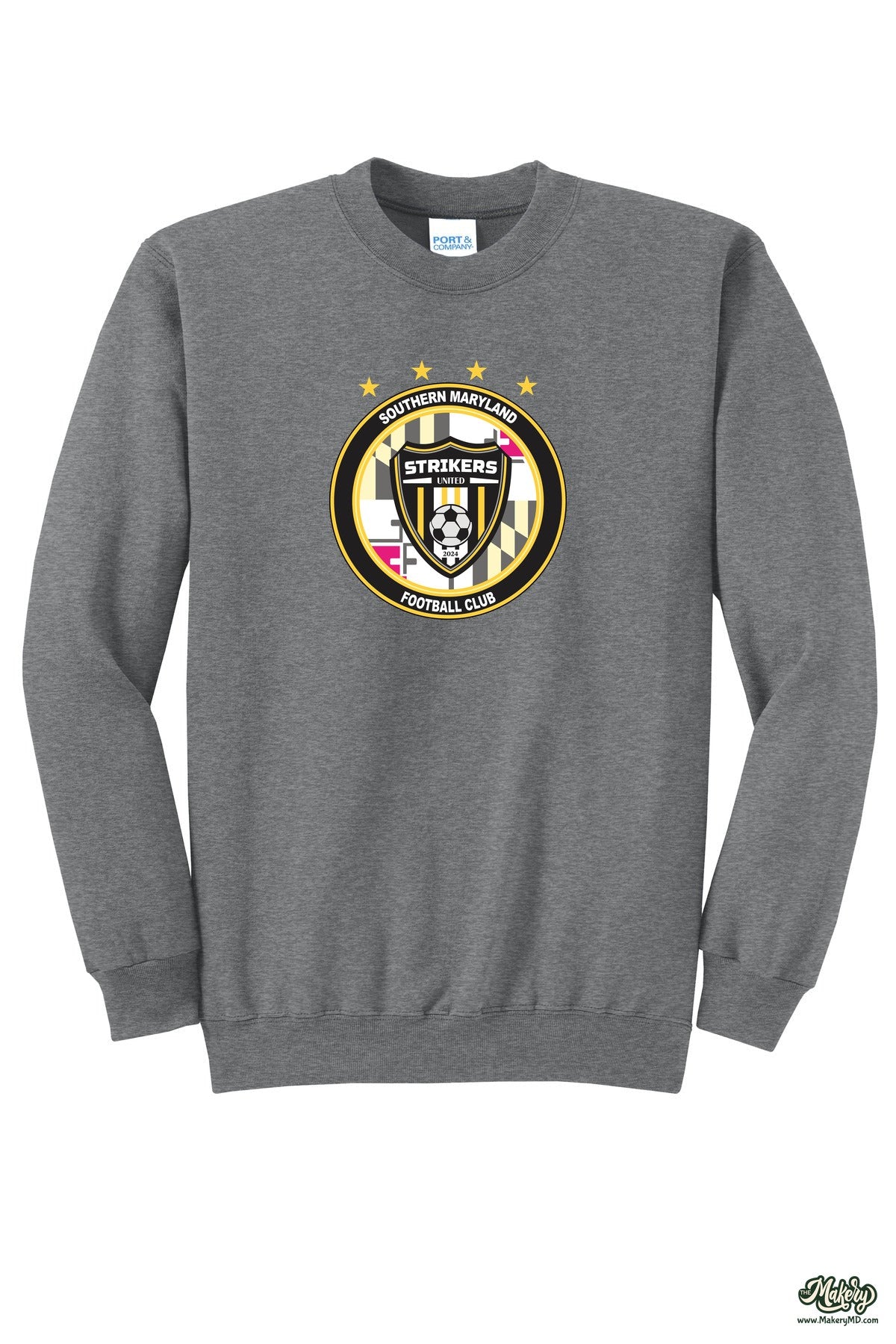 Crewneck Sweatshirt / Graphite Heather / front