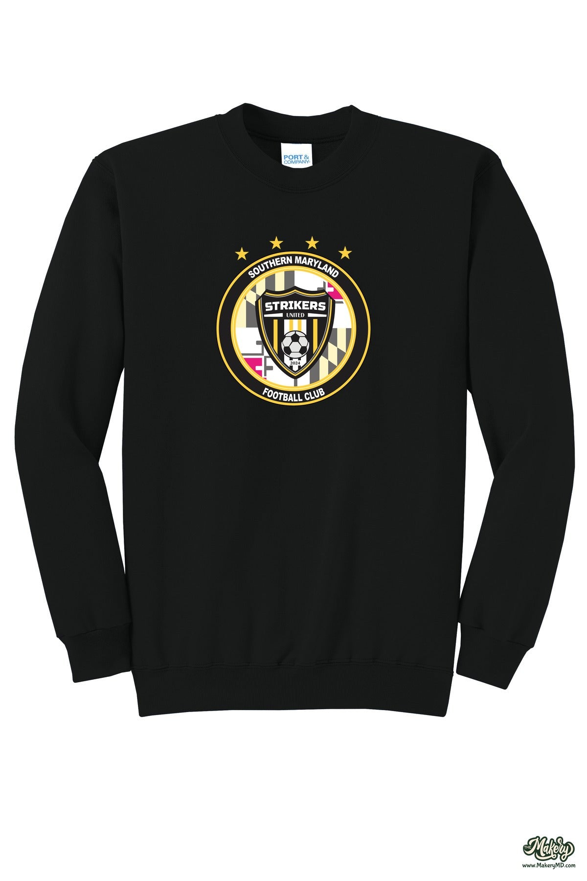 Crewneck Sweatshirt / Jet Black / front