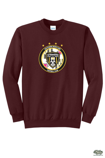 Crewneck Sweatshirt / Maroon / front