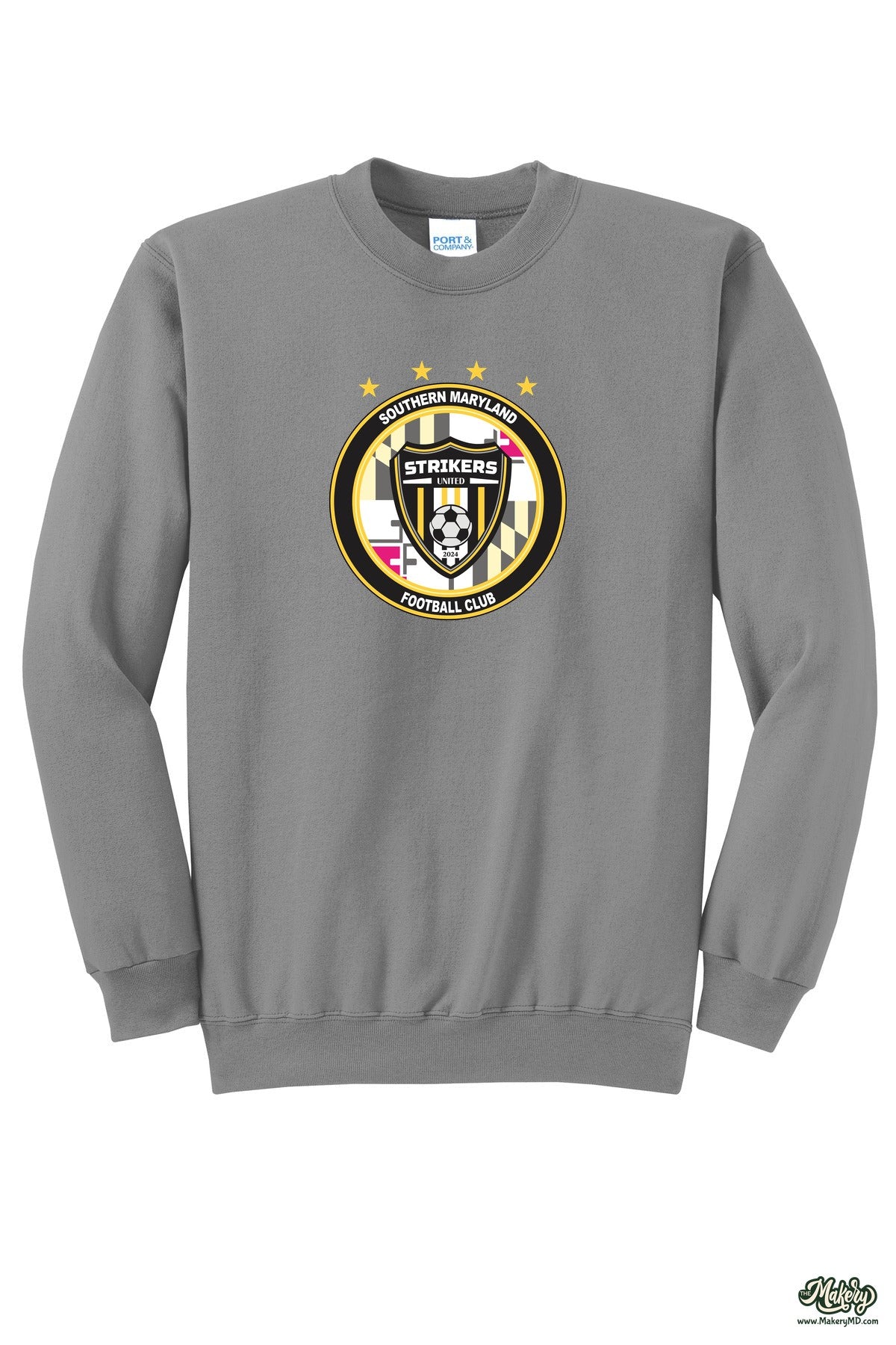 Crewneck Sweatshirt / Medium Grey / front