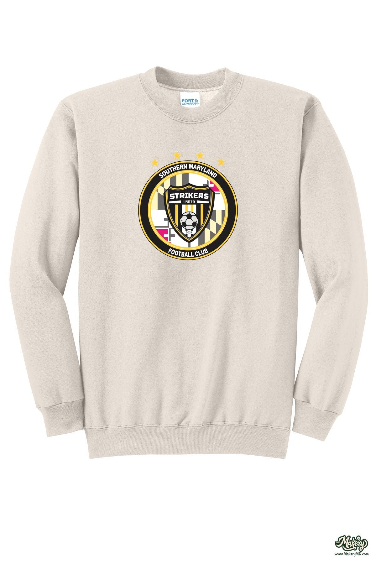 Crewneck Sweatshirt / Natural / front
