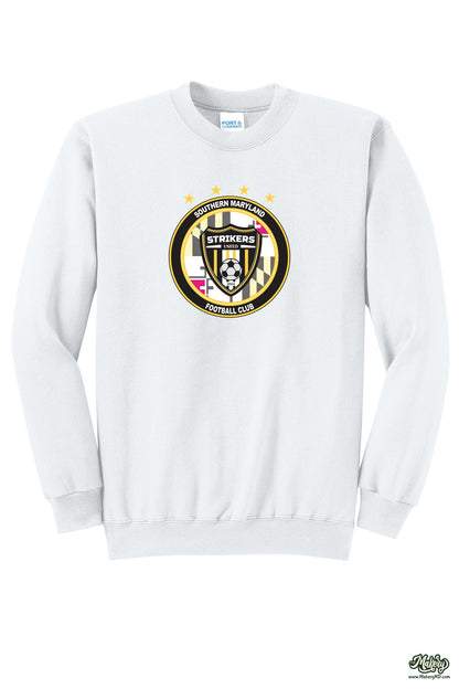 Crewneck Sweatshirt / White / front