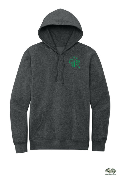 Shamrock Flag - Hoodie / Heathered Charcoal / front