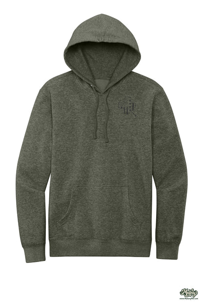 Shamrock Flag - Hoodie / Heathered Olive / front