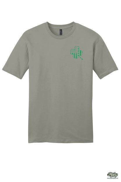 Shamrock Flag - Short Sleeve Tee / Deep Smoke / front