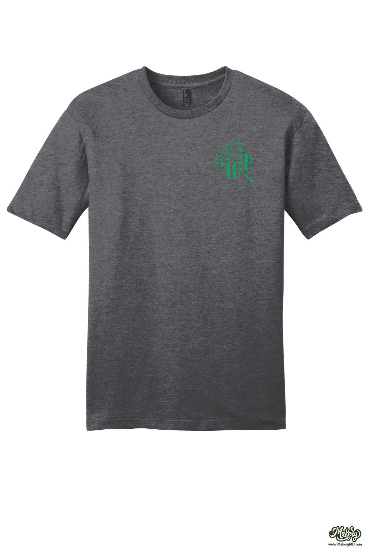 Shamrock Flag - Short Sleeve Tee / Heathered Charcoal / front