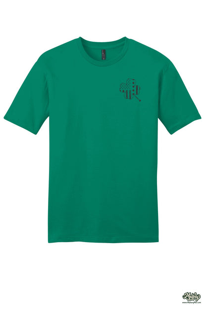 Shamrock Flag - Short Sleeve Tee / Jewel Green / front