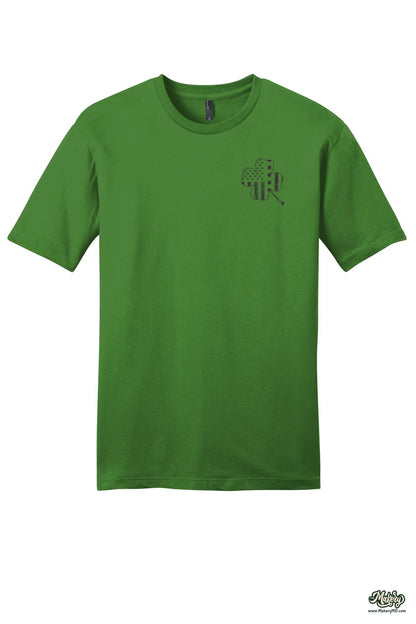 Shamrock Flag - Short Sleeve Tee / Kiwi Green / front