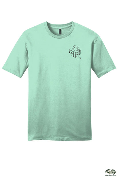 Shamrock Flag - Short Sleeve Tee / Mint / front