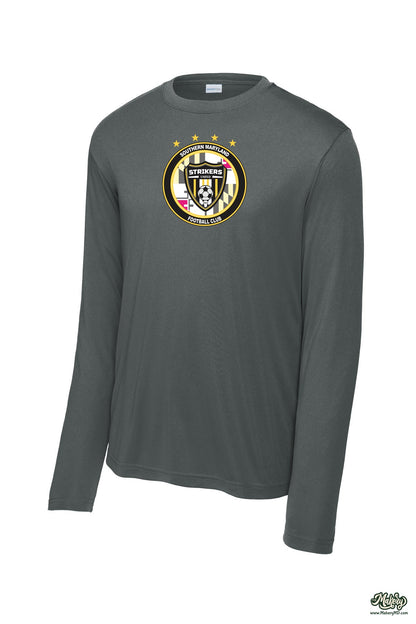 Long Sleeve Performance Tee / Iron Grey / front