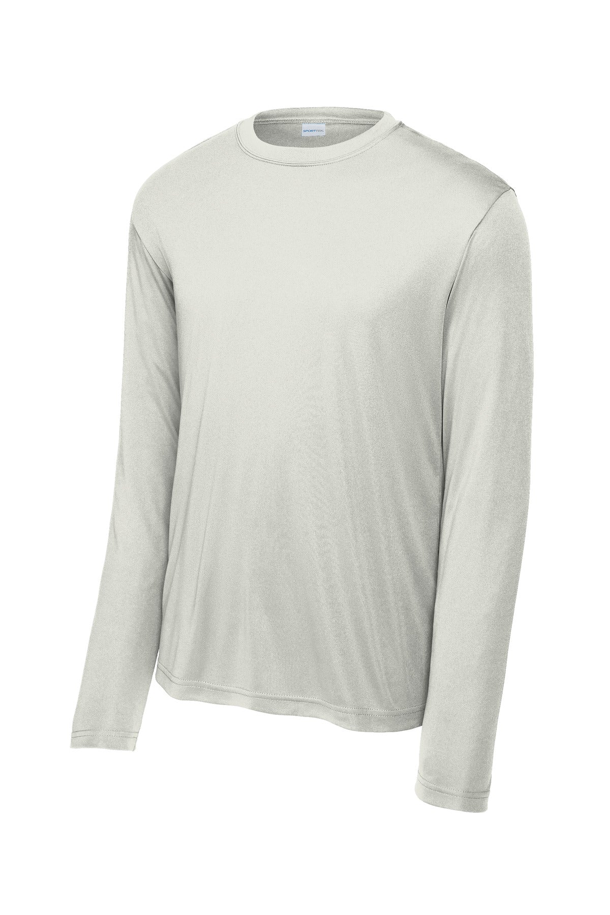 Long Sleeve Performance Tee / Silver / front