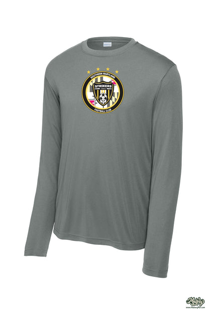 Long Sleeve Performance Tee / Grey Concrete / front
