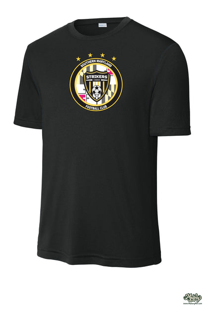 Short Sleeve Performance Tee / Black / front