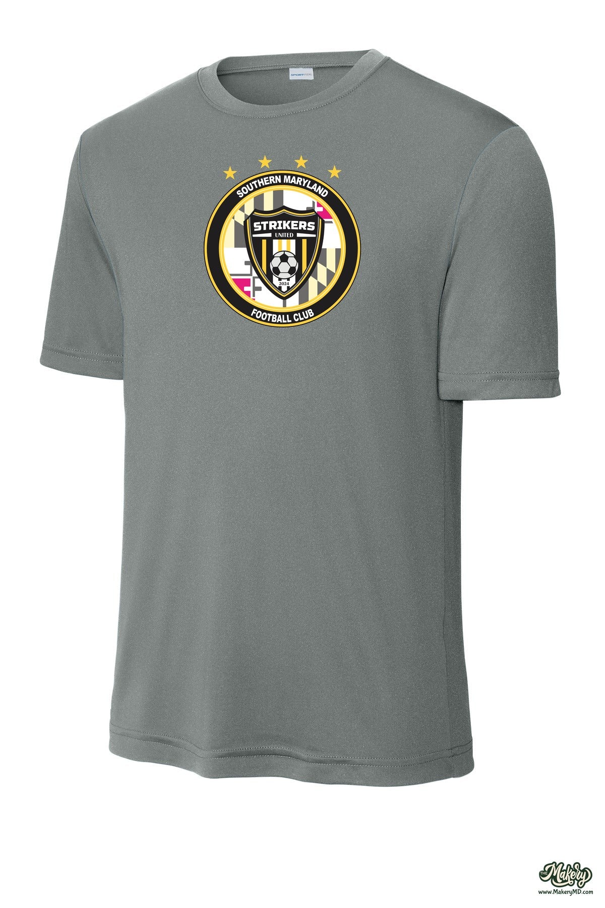 Short Sleeve Performance Tee / Grey Concrete / front
