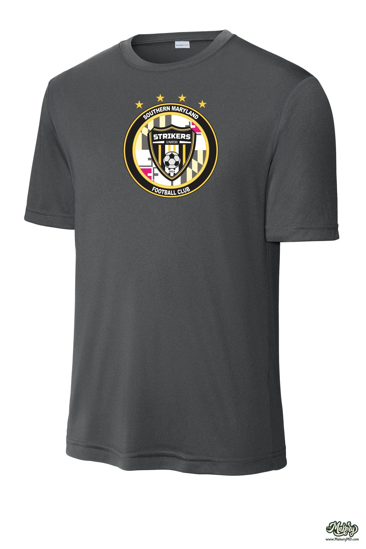 Short Sleeve Performance Tee / Iron Grey / front