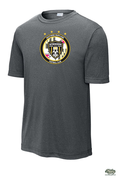 Short Sleeve Performance Tee / Iron Grey Heather / front