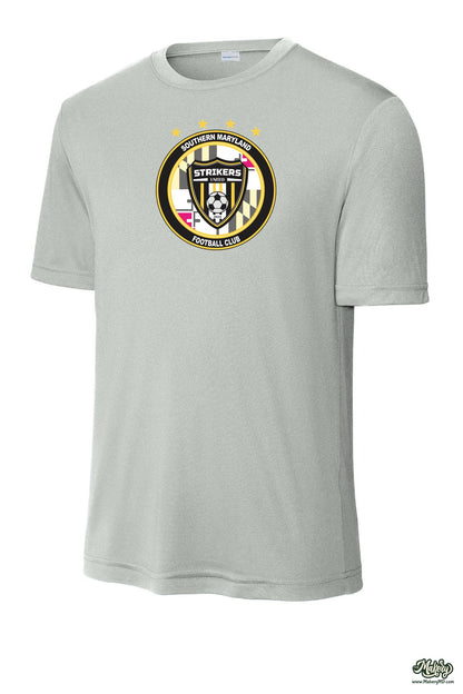 Short Sleeve Performance Tee / Silver / front