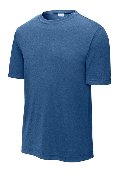 Short Sleeve Performance Tee / True Royal Heather / front