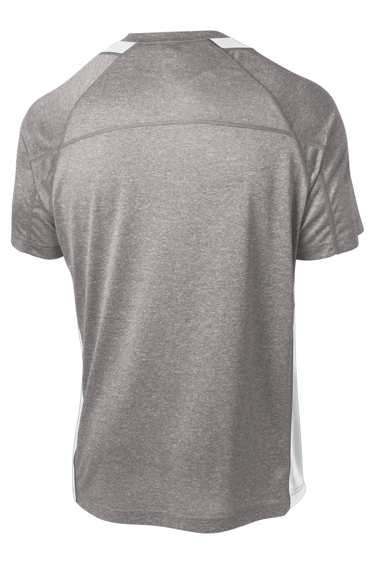 Sport-Tek Heather Colorblock Contender Tee. ST361 (Choose Your Design)