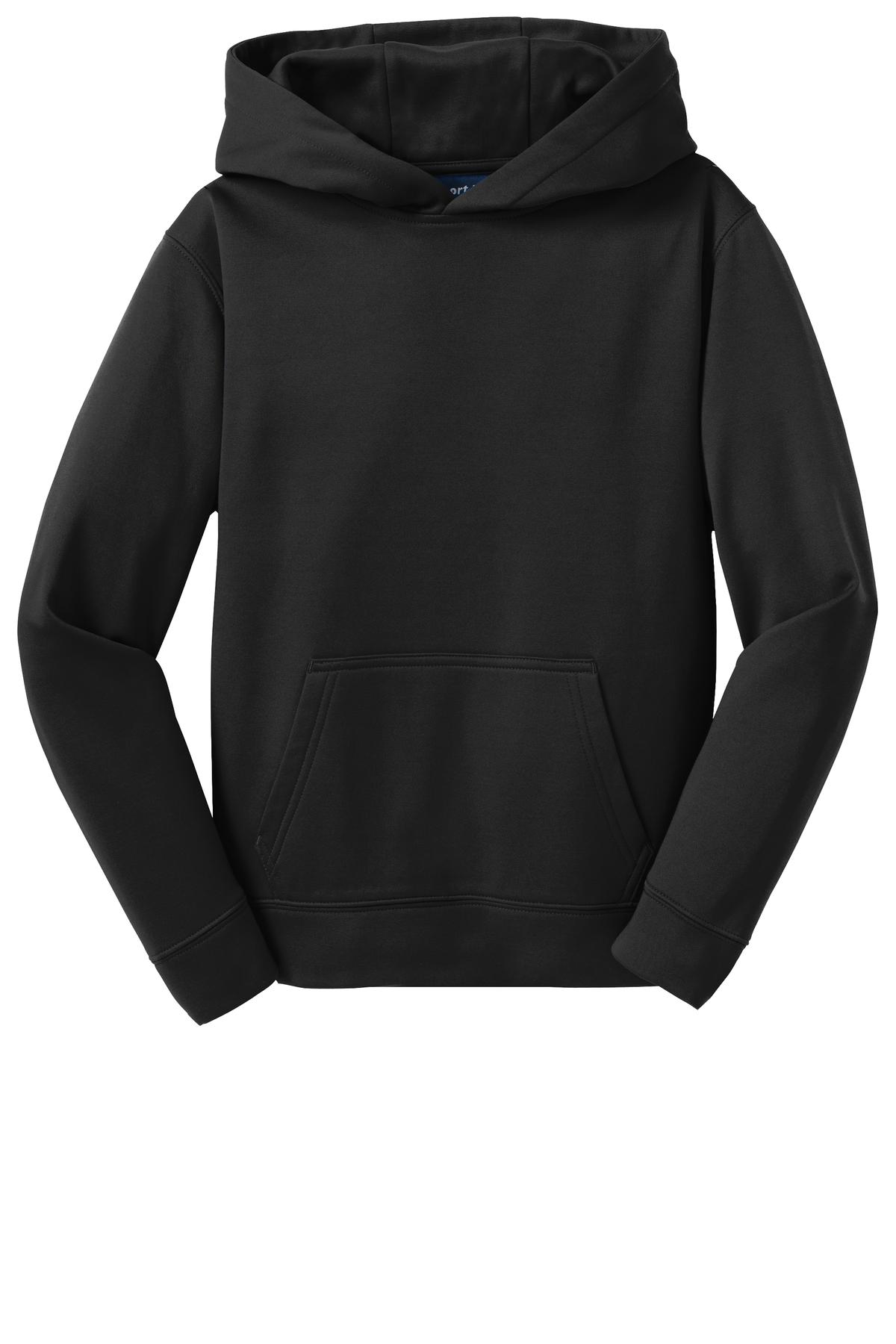 Sport-Tek Youth Sport-Wick Fleece Hooded Pullover. YST244 (Choose Your Design)