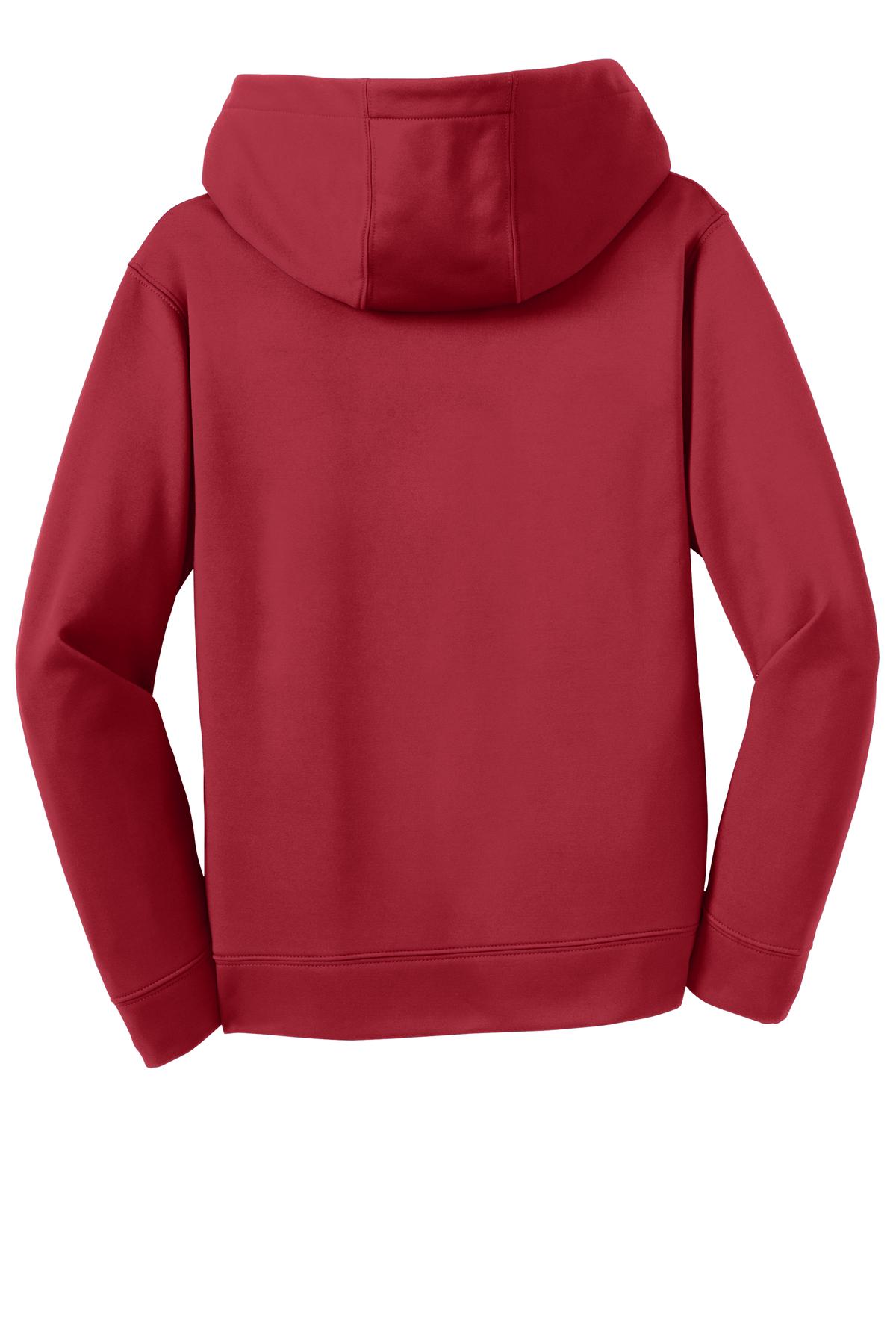 Sport-Tek Youth Sport-Wick Fleece Hooded Pullover. YST244 (Choose Your Design)