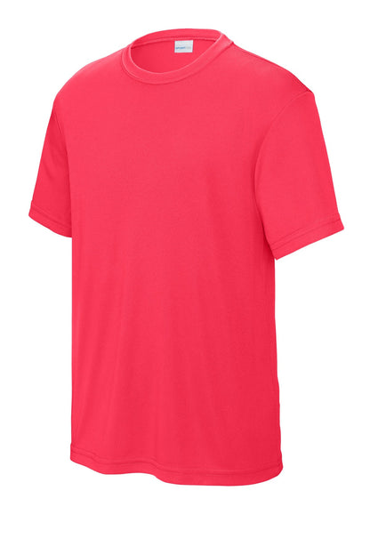 Short Sleeve Performance Tee / Hot Coral / front
