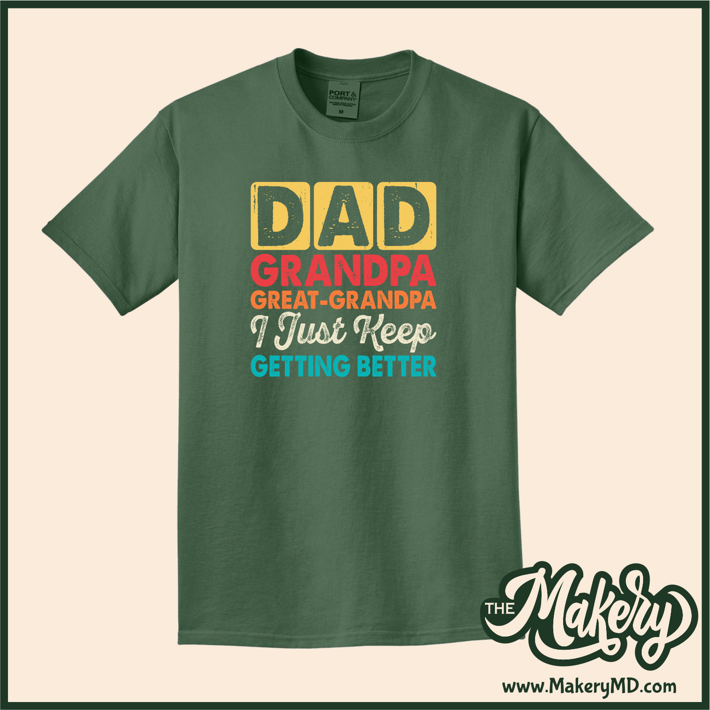 Dad, Grandpa, Great-Grandpa, I Just Keep Getting Better