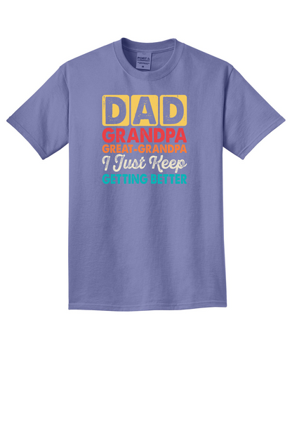 Dad, Grandpa, Great-Grandpa, I Just Keep Getting Better