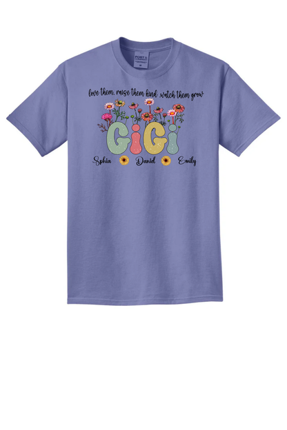 Wild Flowers - Custom Text and Custom Year - (M00-D-Flower02)