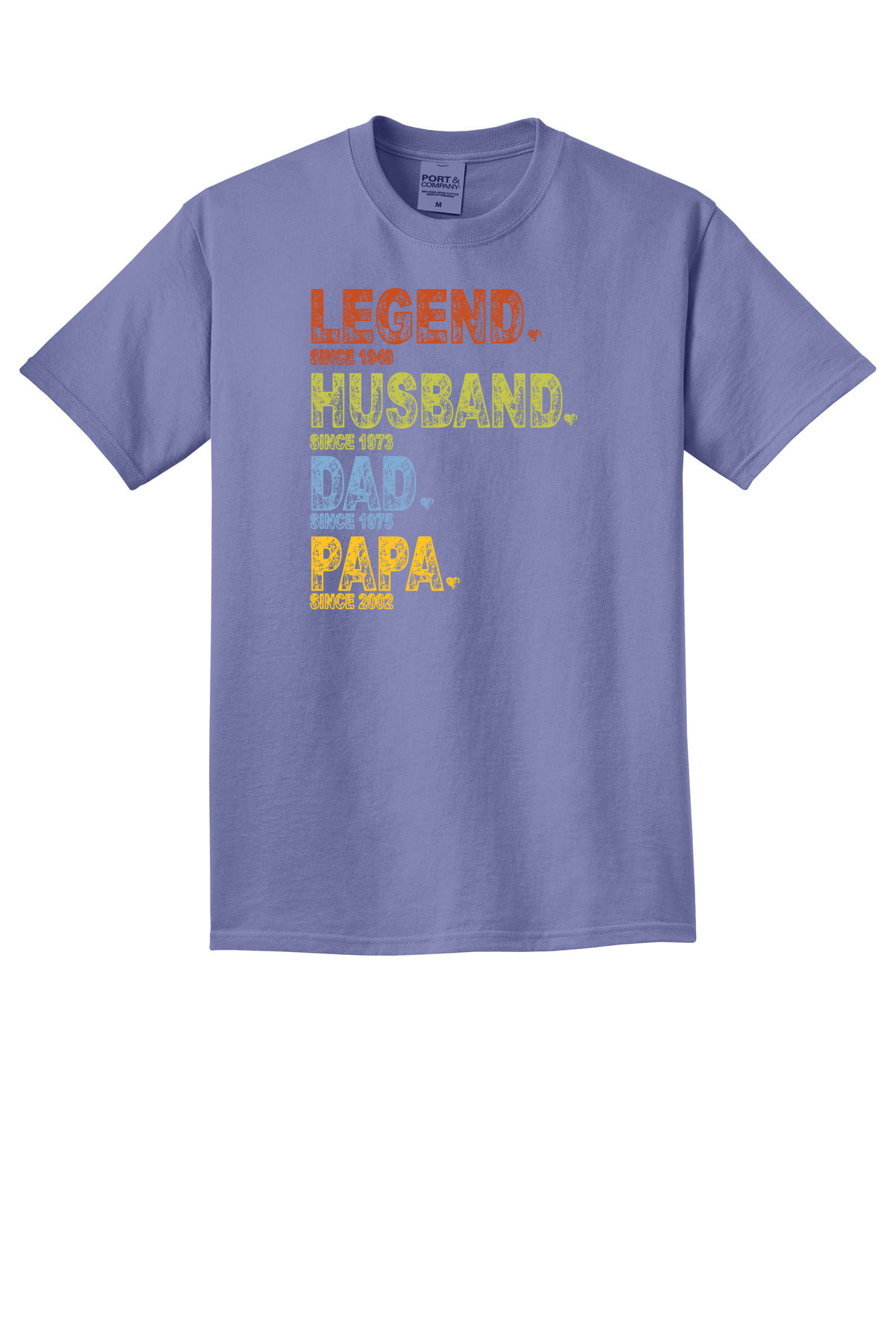 Legend. Husband. Dad. Papa. (Customizable)